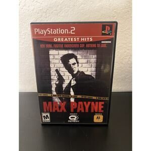 Max Payne (Sony PlayStation 2) PS2 CIB Complete Game 1